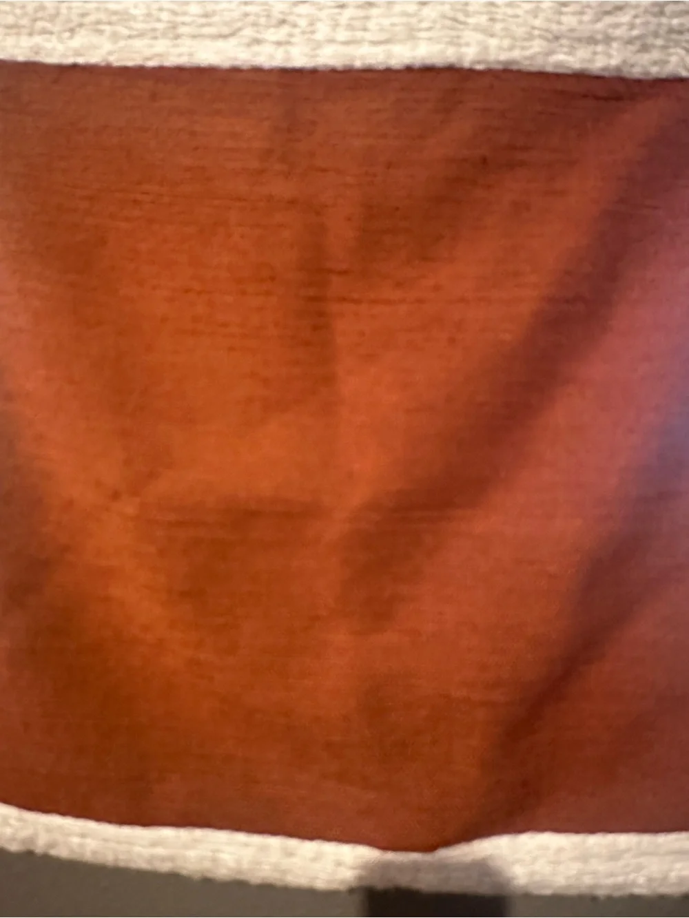 West Elm Essex Rust-Colored Throw Pillow Cover